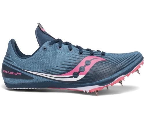 Tenis Saucony Ballista MD Mujer Zapatillas Running Horizon / Rosas México MX-345-HI